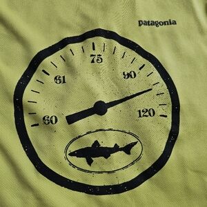 Patagonia Dogfish Head Brewery Shirt sz L